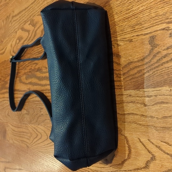 Dark Blue Joy Susan Faux Leather Crossbody Navy Blue Purse - Picture 4 of 8